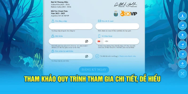 Tham khảo quy trình tham gia chi tiết, dễ hiểu